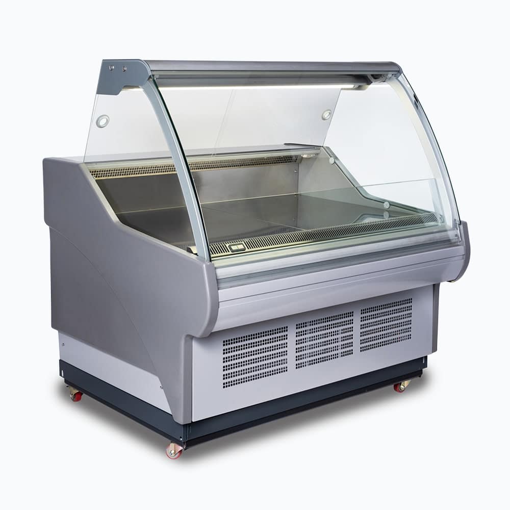 Bromic DD1250CG-NR Curved Glass Deli Display