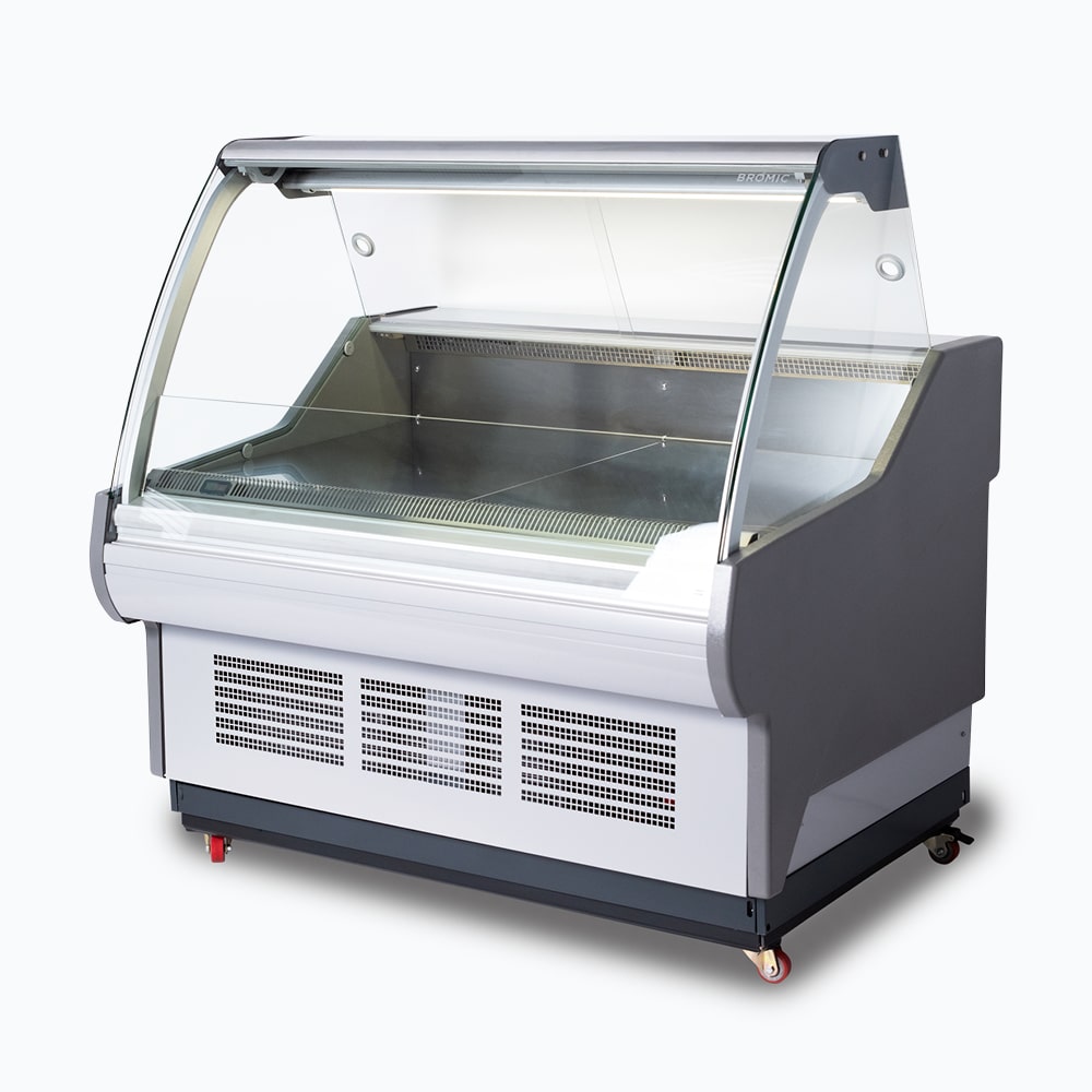 Bromic DD1250CG-NR Curved Glass Deli Display