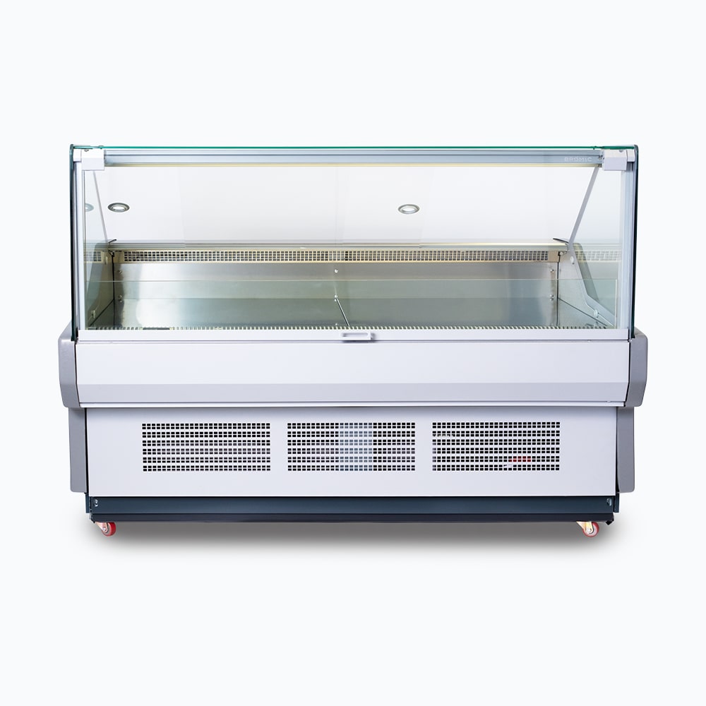 Bromic DD1875SG-NR Square Glass Deli Display