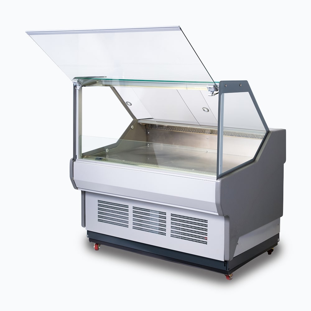 Bromic DD1875SG-NR Square Glass Deli Display