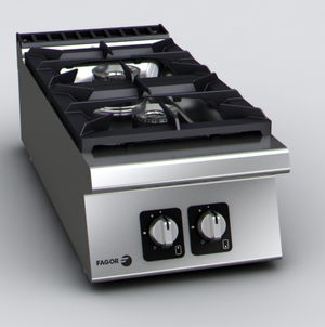 Fagor Kore 900 Series 400mm 2 Burner Gas Cooktop - C-G920H