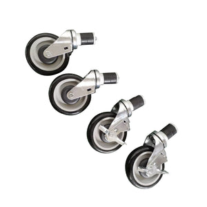 Modular Systems CASTOR-D41 Modular System Castor Set for Economic Stainless Steel Benches