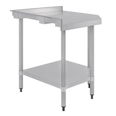 Vogue 430 Grade Stainless Steel Corner Tables