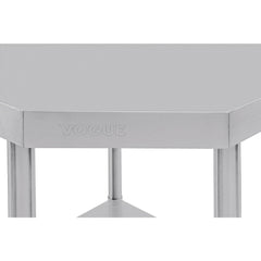 Vogue 430 Grade Stainless Steel Corner Tables
