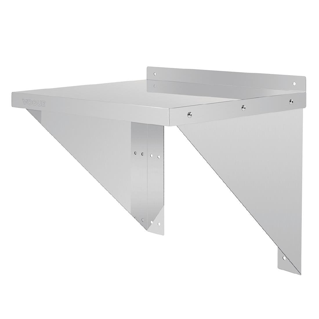 Vogue 430 Grade Stainless Steel Microwave Shelf Large