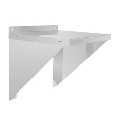 Vogue 430 Grade Stainless Steel Microwave Shelf Large