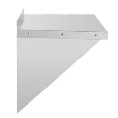 Vogue 430 Grade Stainless Steel Microwave Shelf Large