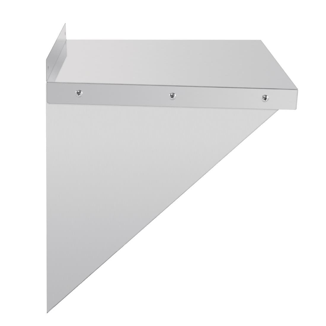 Vogue 430 Grade Stainless Steel Microwave Shelf Large