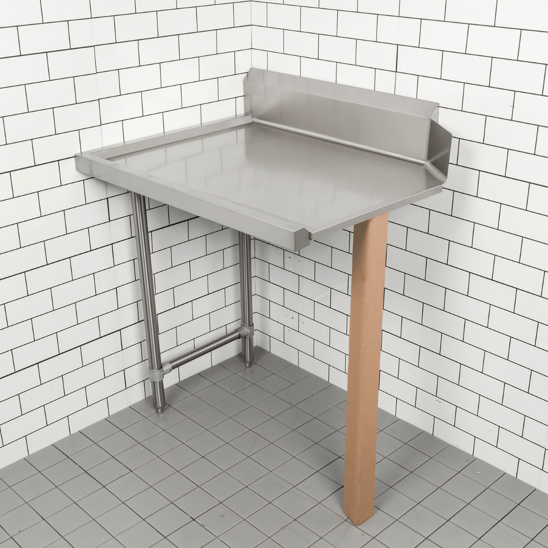 Modular Systems CDT-1200R Modular System Clean Dish Table with Splashback