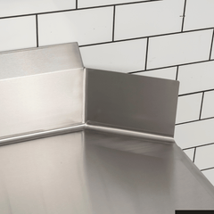 Modular Systems Modular System Clean Dish Table With Splashback CDT-1200L