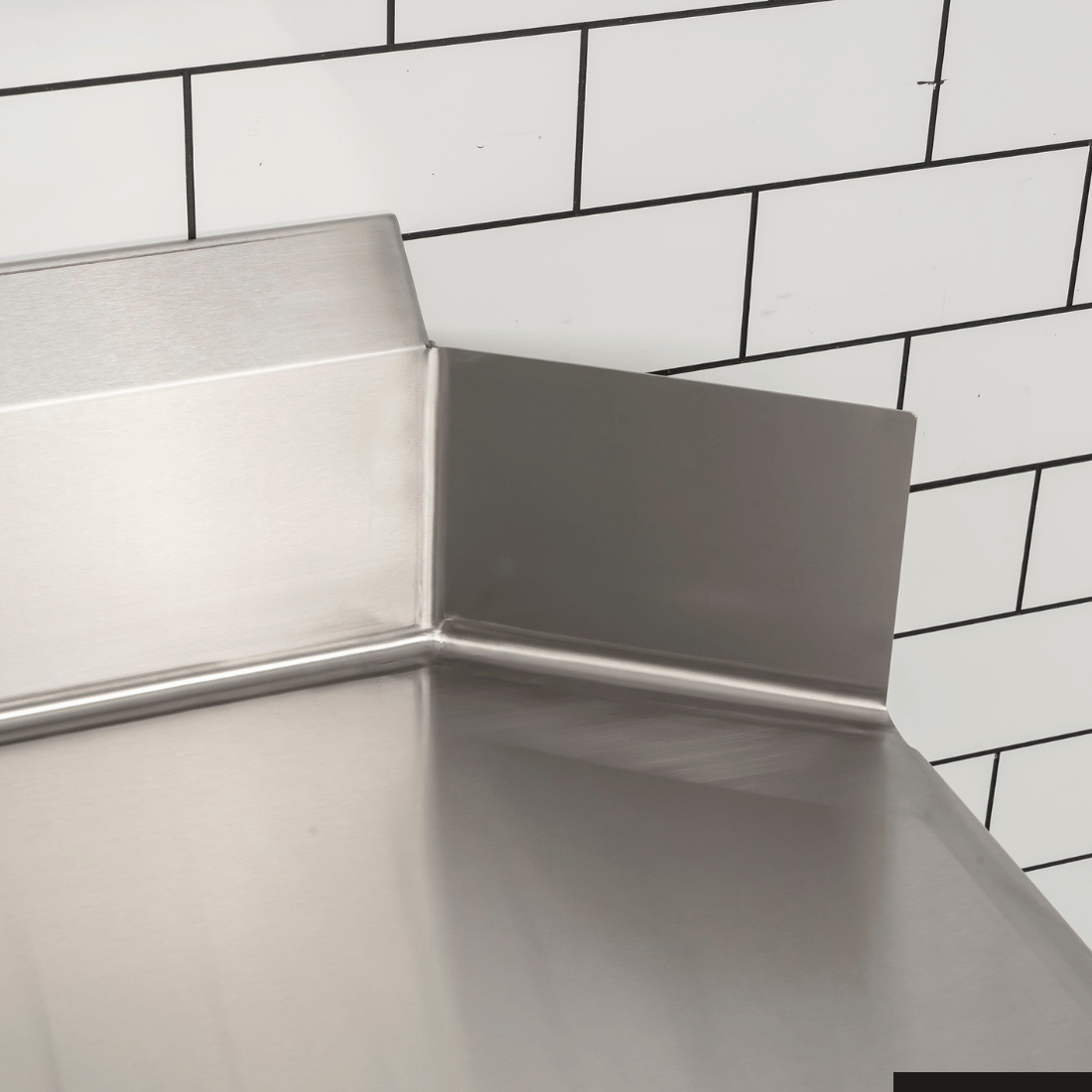 Modular Systems Modular System Clean Dish Table With Splashback CDT-1200L