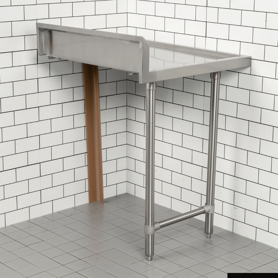 Modular Systems Modular System Clean Dish Table With Splashback CDT-1200L