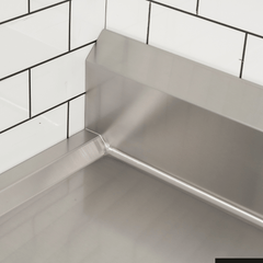Modular Systems Modular System Clean Dish Table With Splashback CDT-1200L
