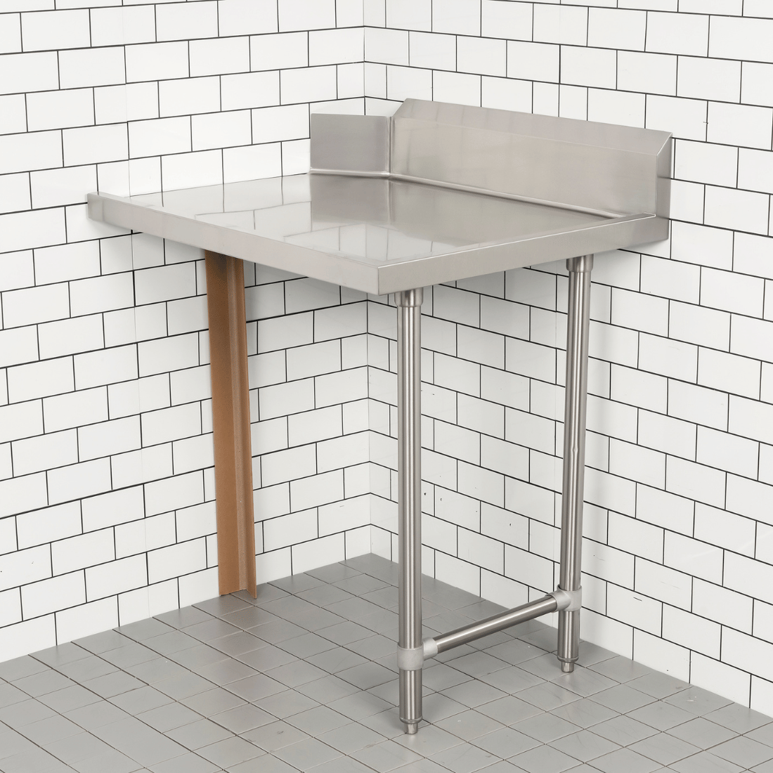 Modular Systems CDT-1200L Modular System Clean Dish Table with Splashback