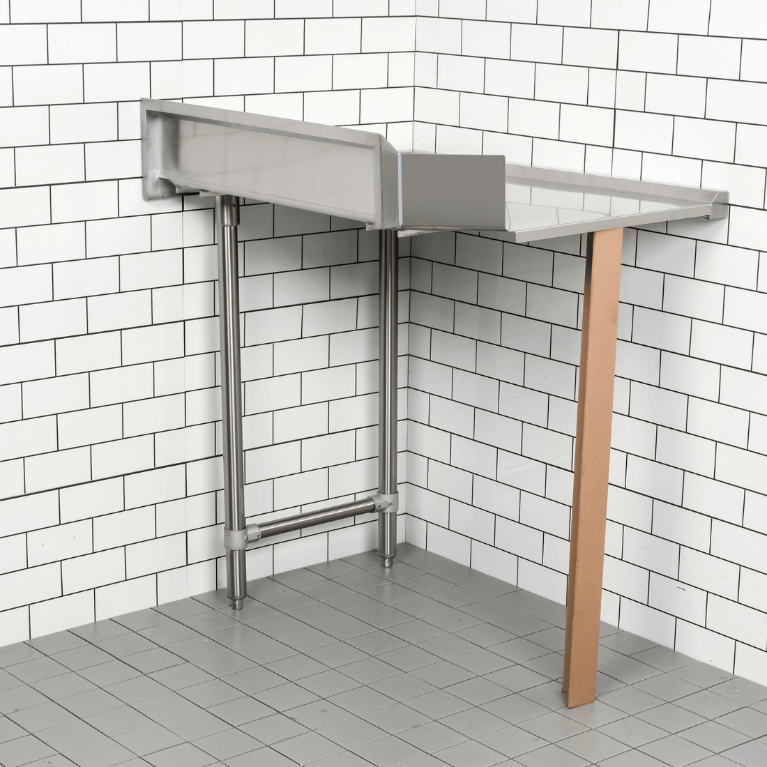 Modular Systems CDT-600L Modular System Clean Dish Table with Splashback