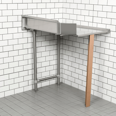 Modular Systems CDT-900L Modular System Clean Dish Table with Splashback