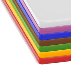 Hygiplas Low Density Set of 7 Chopping Boards - 450x300x20mm