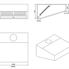 Modular Systems Canopy Range Hood CHOOD1200