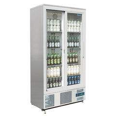 Polar G-Series Sliding Door Upright Bar Fridge 490Ltr
