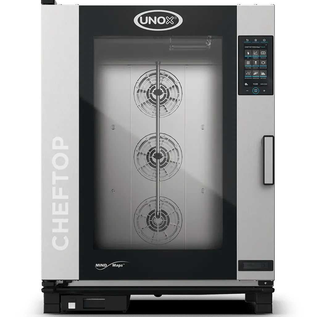 UNOX CHEFTOP MIND.Maps PLUS Electric  Combi Oven Steamer 10 Tray GN 2/1 XEVC-1021