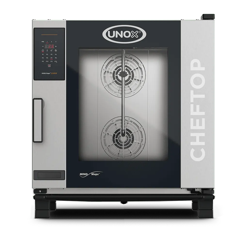UNOX CHEFTOP MIND.Maps ZERO Electric  Combi Oven 7 Tray GN 1/1 XEVC-0711