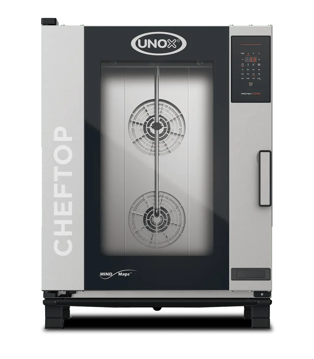 UNOX CHEFTOP MIND.Maps ZERO Electric Combi Oven Steamer 10 Tray GN 1/1 XEVC-1011