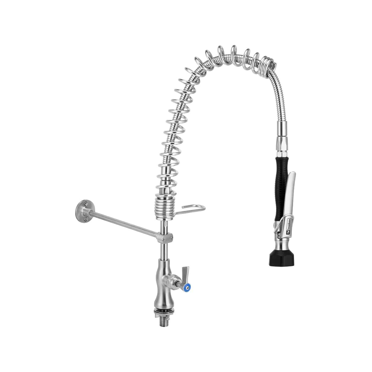 Compact Stainless Steel Single Bench Mount Pre-Rinse Option with Pot Filler