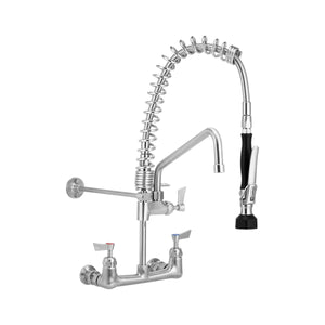 3Monkeez CLEAN-A-JET Exposed Wall Mount Compact Pre Rinse Unit With Spreaders