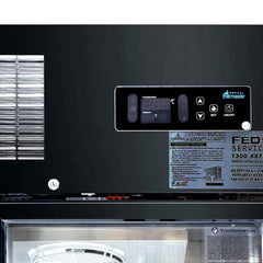 Thermaster Double Door Upright Display Fridge (Black) SUCG1000B
