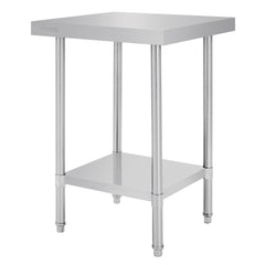 Vogue 304 Grade Premium Stainless Steel Table 600mm Depth