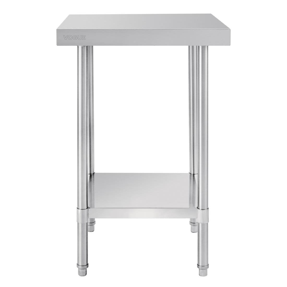 Vogue 304 Grade Premium Stainless Steel Table 600mm Depth