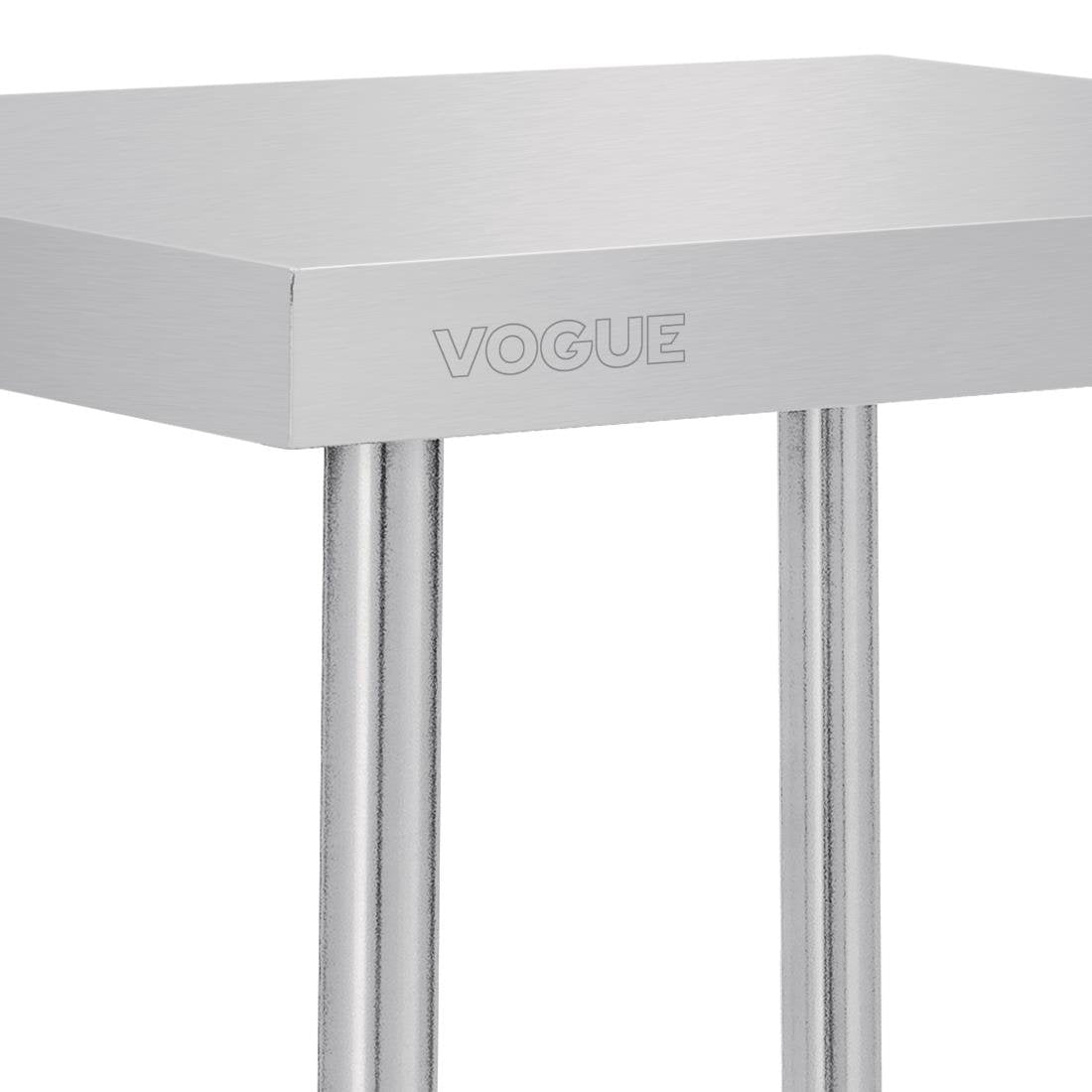 Vogue 304 Grade Premium Stainless Steel Table 600mm Depth