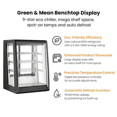 Bonvue Chilled Angled Counter-Top Food Display - CTA-196