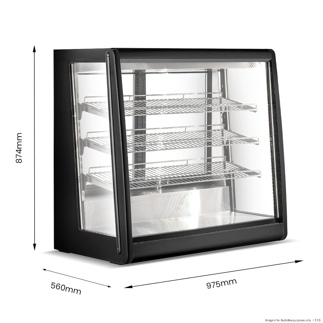 Bonvue Chilled Angled Counter-Top Food Display - CTA-246