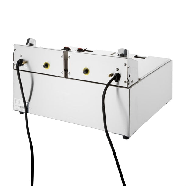 Apuro Double Fryer - 2x5Ltr 2x2.8kW