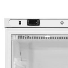 Polar C-Series Upright White Display Fridge - 400Ltr