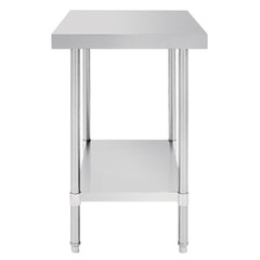 Vogue 304 Grade Premium Stainless Steel Table 600mm Depth