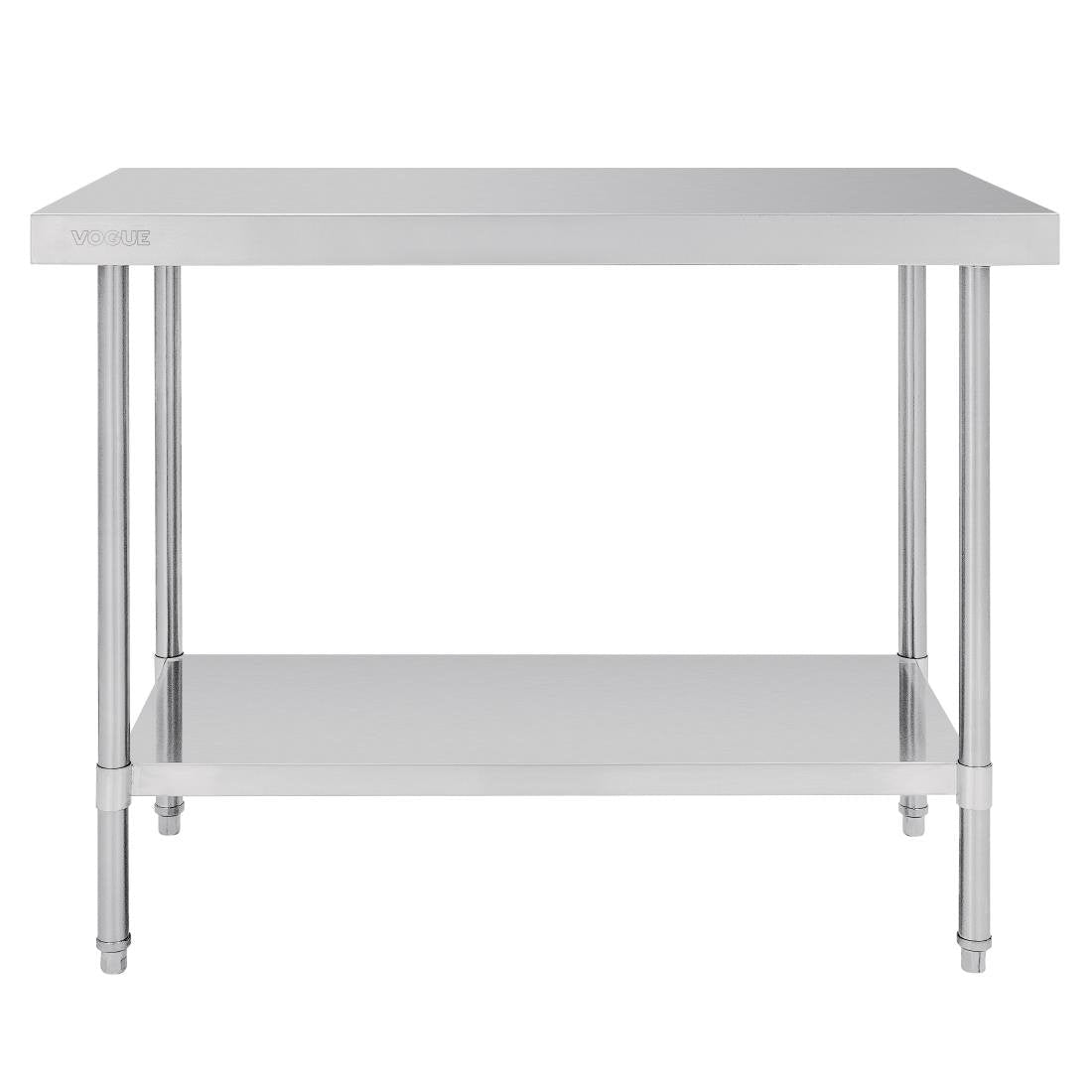 Vogue 304 Grade Premium Stainless Steel Table 600mm Depth