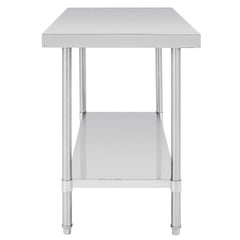 Vogue 304 Grade Premium Stainless Steel Table 600mm Depth