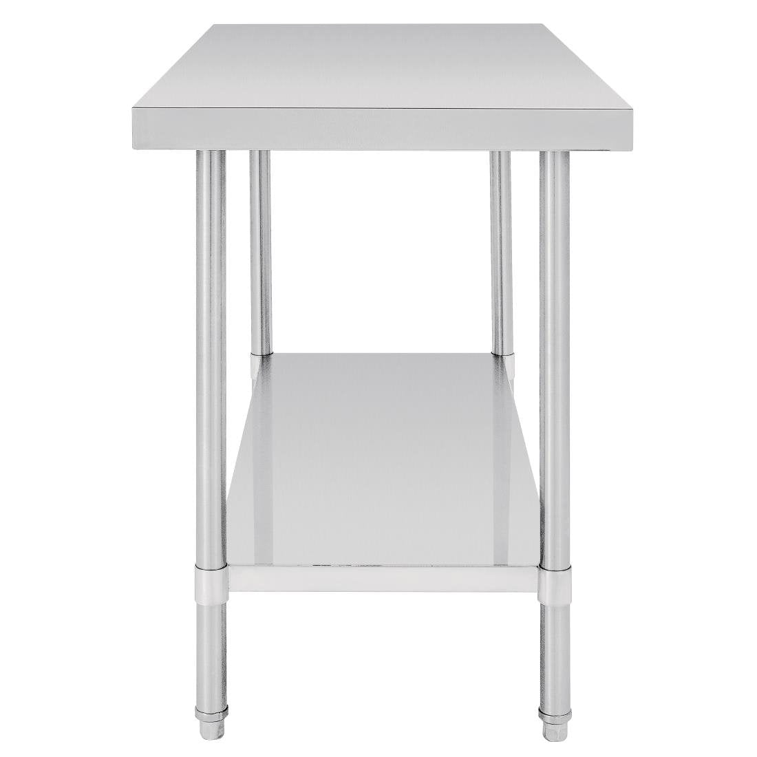 Vogue 304 Grade Premium Stainless Steel Table 600mm Depth
