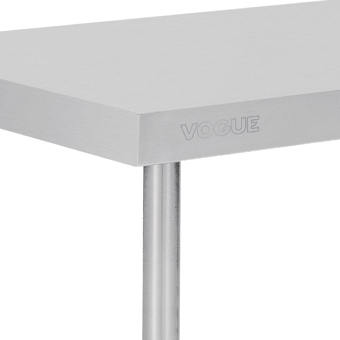 Vogue 304 Grade Premium Stainless Steel Table 600mm Depth