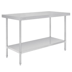 Vogue 304 Grade Premium Stainless Steel Table 600mm Depth