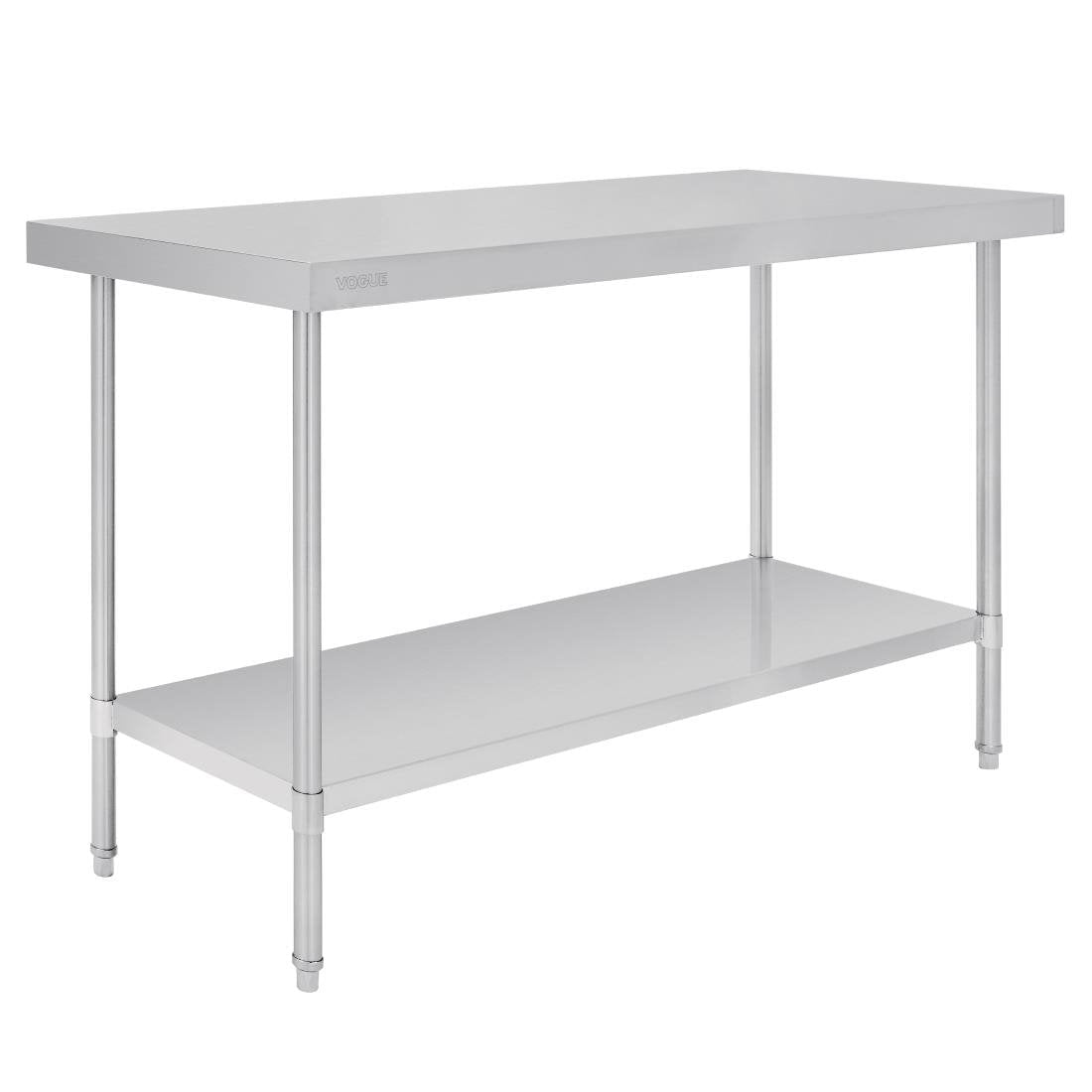 Vogue 304 Grade Premium Stainless Steel Table 600mm Depth
