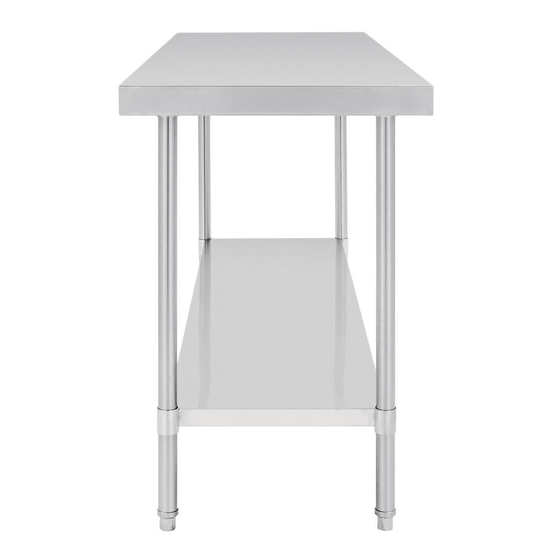 Vogue 304 Grade Premium Stainless Steel Table 600mm Depth