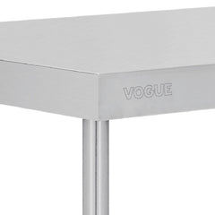 Vogue 304 Grade Premium Stainless Steel Table 600mm Depth