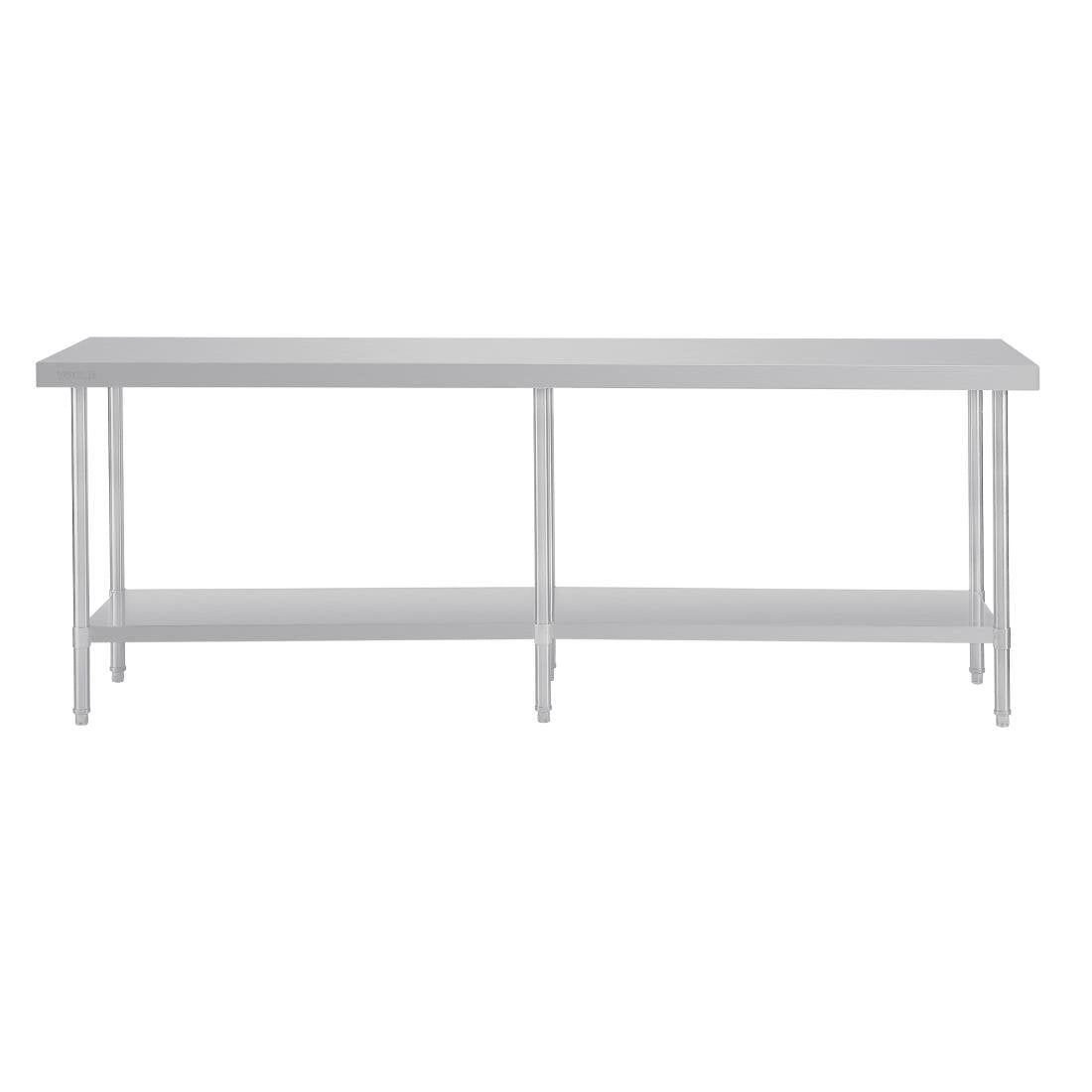 Vogue 304 Grade Premium Stainless Steel Table 600mm Depth
