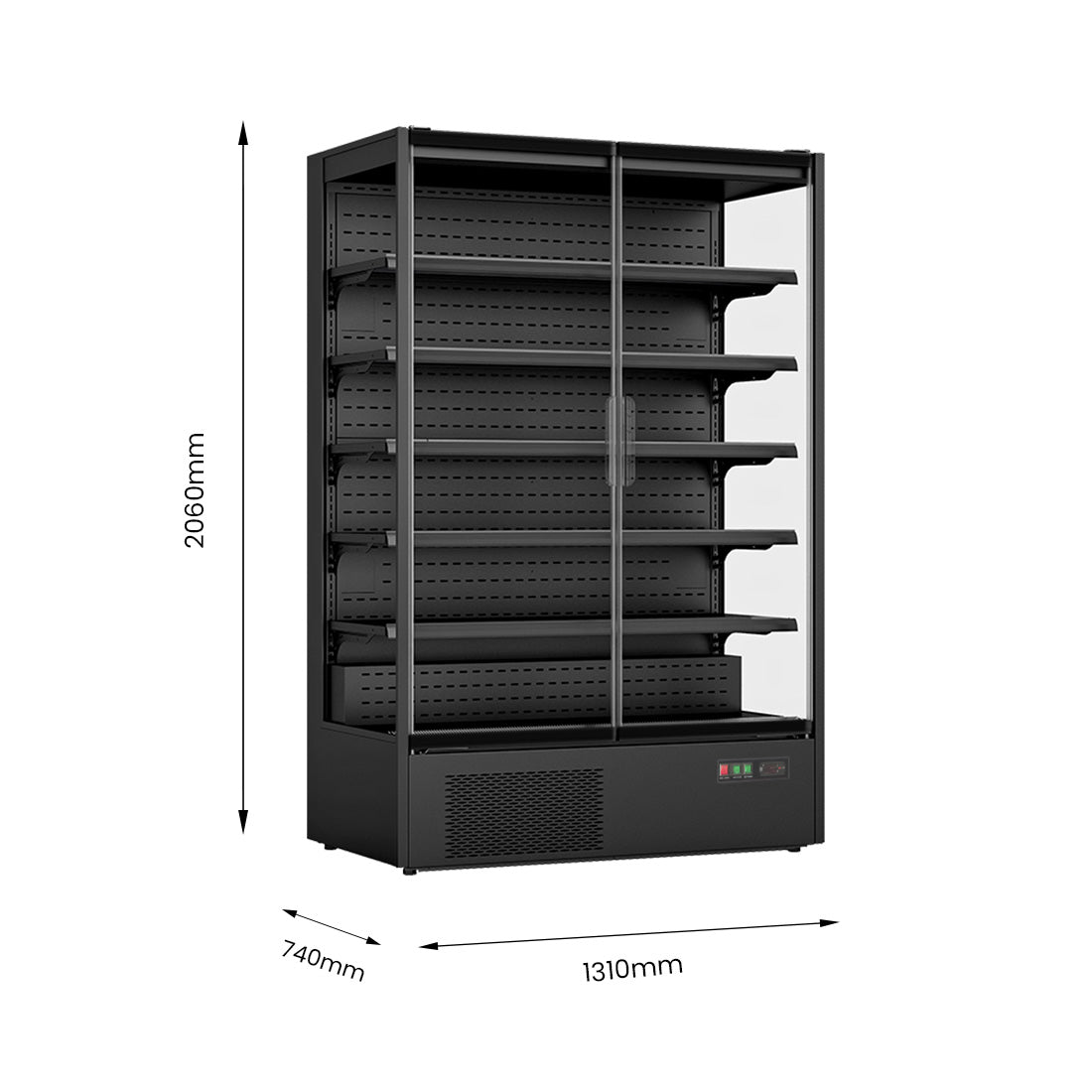 Thermaster Supermarket Panorama 2 Door Chiller Display DC-125B
