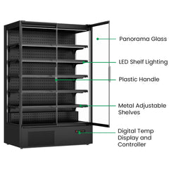 Thermaster Supermarket Panorama 2 Door Chiller Display DC-125B