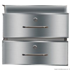 F.H.E Stainless Steel Double Drawer DR-02/A