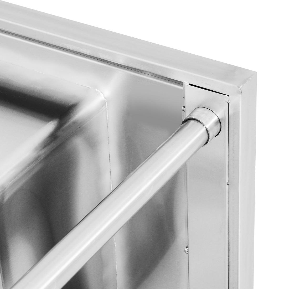 Modular Systems DSB7-1500C/A Modular System Double Centre Sink Bench with Pot Undershelf